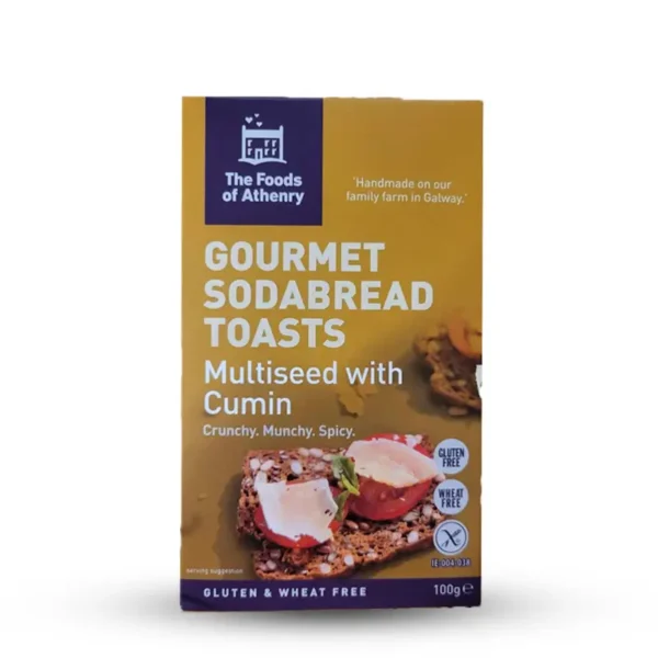 Gluten Free Multiseed Toasts with Cumin Seed