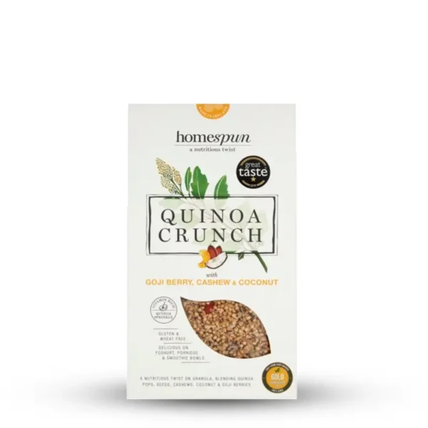 Quinoa Crunch With Goji Berry, Cashew & Coconut