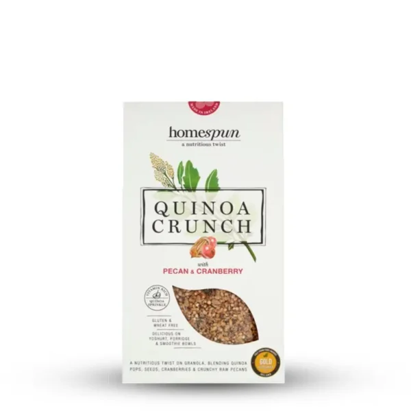 Quinoa Crunch With Pecan & Cranberry
